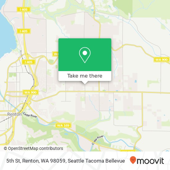 Mapa de 5th St, Renton, WA 98059