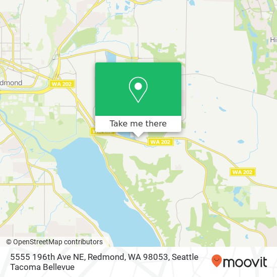 Mapa de 5555 196th Ave NE, Redmond, WA 98053