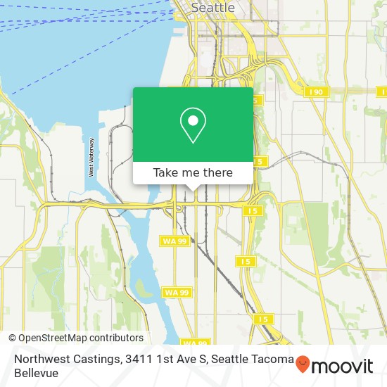 Northwest Castings, 3411 1st Ave S map