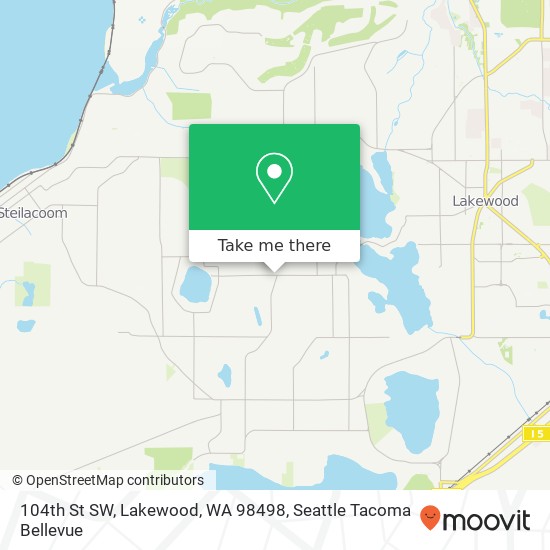 104th St SW, Lakewood, WA 98498 map