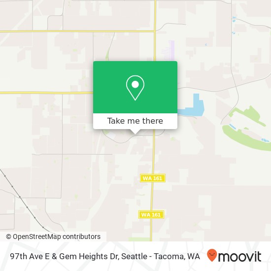 Mapa de 97th Ave E & Gem Heights Dr, Puyallup, WA 98375