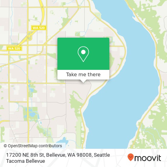 17200 NE 8th St, Bellevue, WA 98008 map