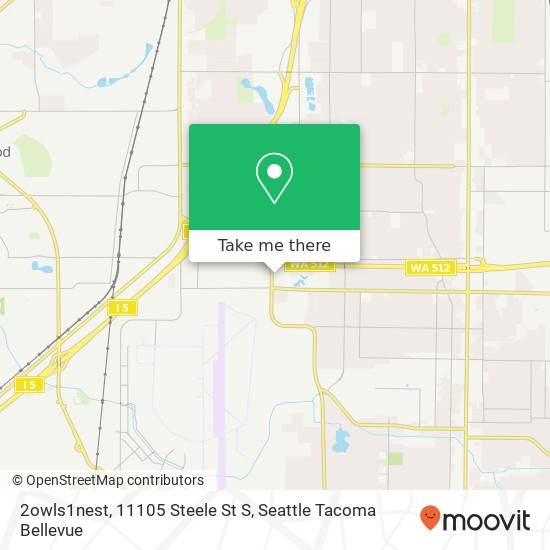 Mapa de 2owls1nest, 11105 Steele St S