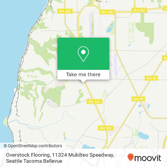 Overstock Flooring, 11324 Mukilteo Speedway map