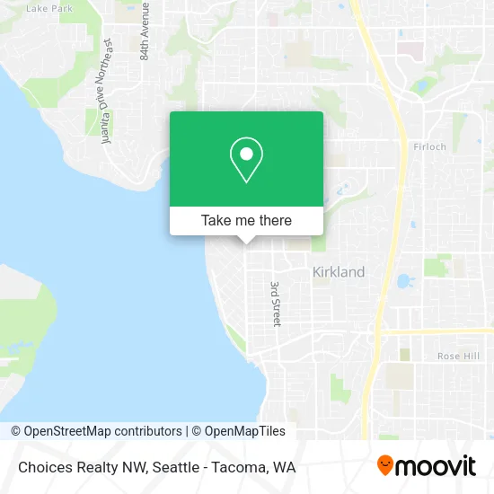 Choices Realty NW map