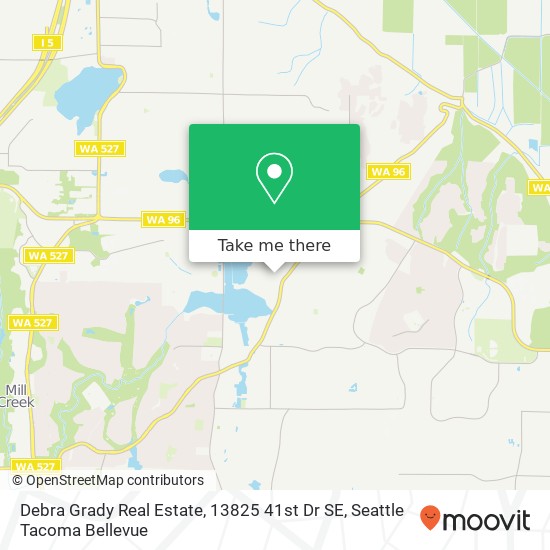 Mapa de Debra Grady Real Estate, 13825 41st Dr SE