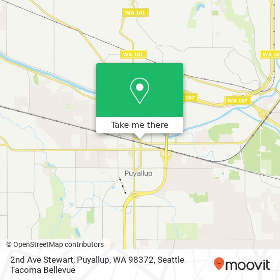 Mapa de 2nd Ave Stewart, Puyallup, WA 98372