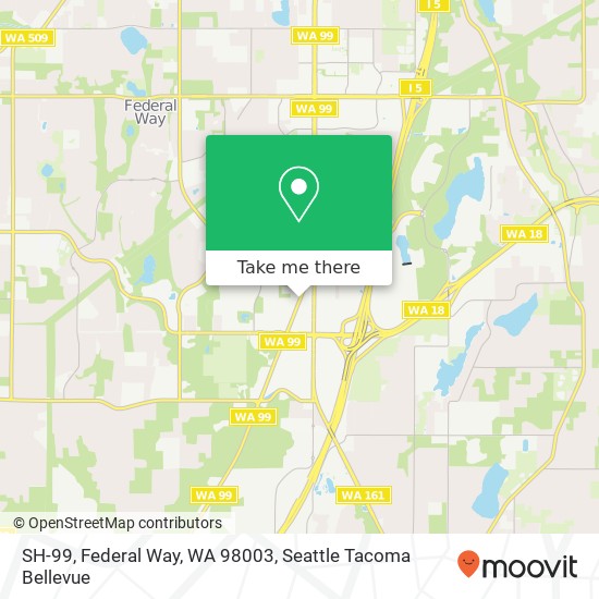 SH-99, Federal Way, WA 98003 map