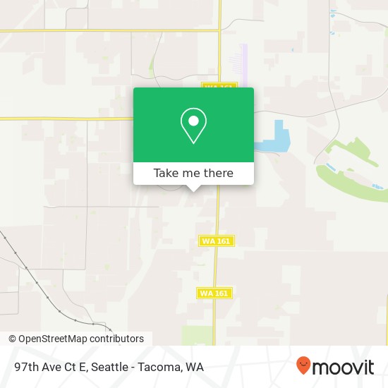 Mapa de 97th Ave Ct E, Puyallup, WA 98375