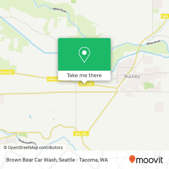 Mapa de Brown Bear Car Wash, 28010 State Route 410 E