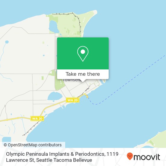 Mapa de Olympic Peninsula Implants & Periodontics, 1119 Lawrence St