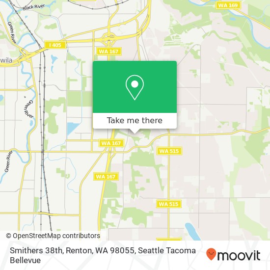 Smithers 38th, Renton, WA 98055 map