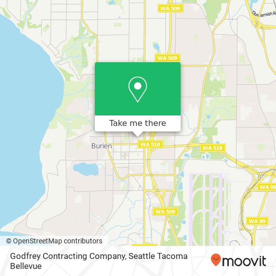 Godfrey Contracting Company map