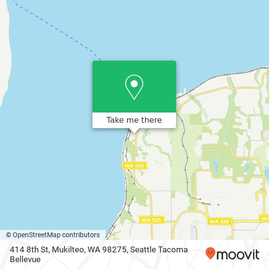 Mapa de 414 8th St, Mukilteo, WA 98275