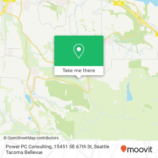 Mapa de Power PC Consulting, 15451 SE 67th St