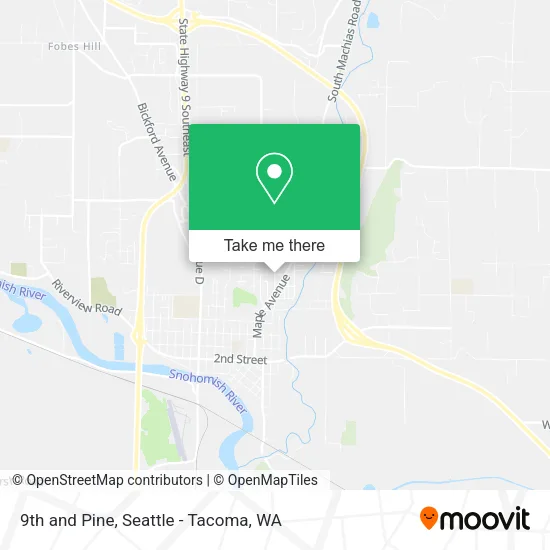 Mapa de 9th and Pine