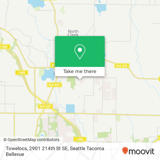 Mapa de Towelocs, 2901 214th St SE