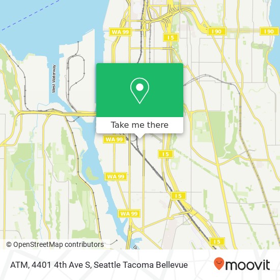 ATM, 4401 4th Ave S map