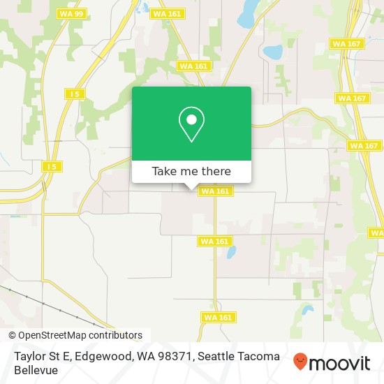 Mapa de Taylor St E, Edgewood, WA 98371