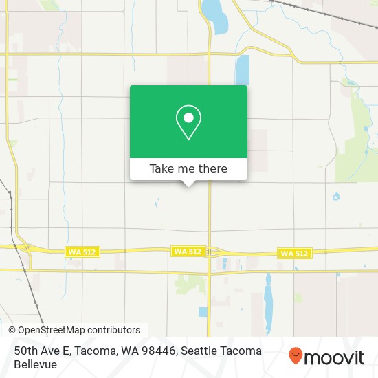 50th Ave E, Tacoma, WA 98446 map