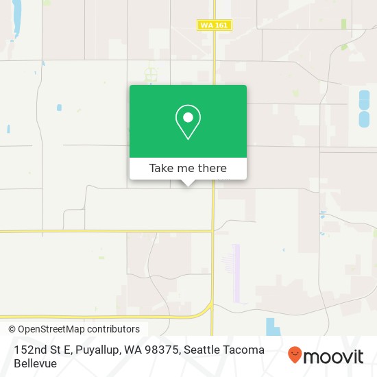 Mapa de 152nd St E, Puyallup, WA 98375