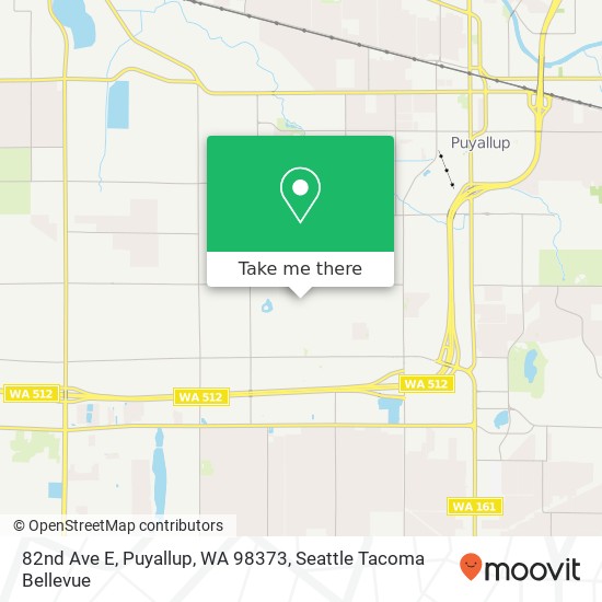 82nd Ave E, Puyallup, WA 98373 map