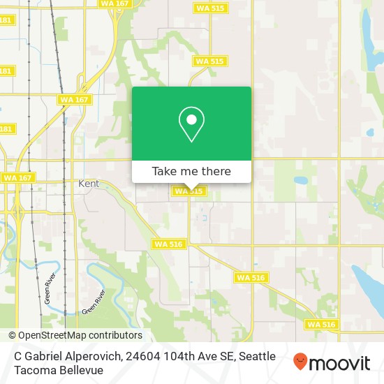 Mapa de C Gabriel Alperovich, 24604 104th Ave SE