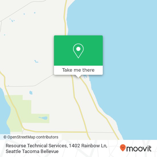 Mapa de Resourse Technical Services, 1402 Rainbow Ln