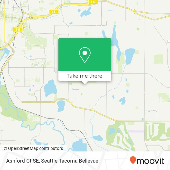 Mapa de Ashford Ct SE, Olympia, WA 98501