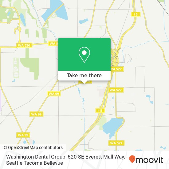 Washington Dental Group, 620 SE Everett Mall Way map