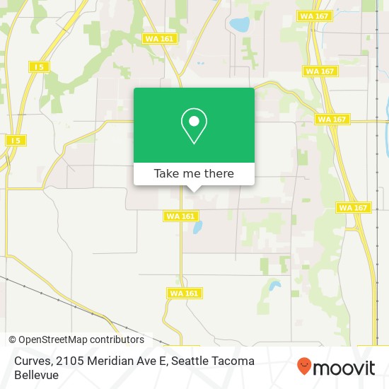 Mapa de Curves, 2105 Meridian Ave E