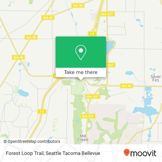 Mapa de Forest Loop Trail, Forest Loop Trail, 600 128th St SE, Everett, WA 98208, USA