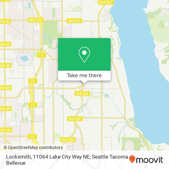 Locksmith, 11064 Lake City Way NE map