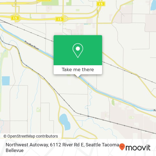 Mapa de Northwest Autoway, 6112 River Rd E