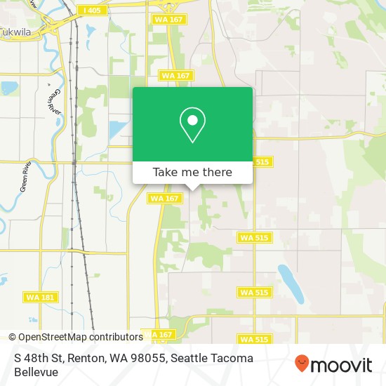 S 48th St, Renton, WA 98055 map