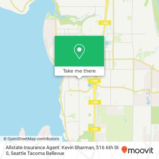 Mapa de Allstate Insurance Agent: Kevin Sharman, 516 6th St S