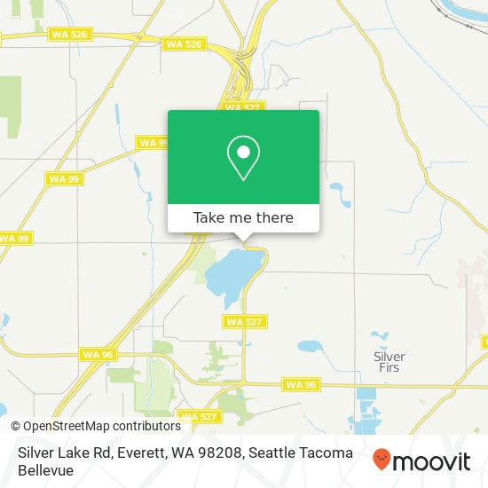 Mapa de Silver Lake Rd, Everett, WA 98208