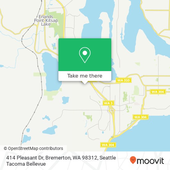 414 Pleasant Dr, Bremerton, WA 98312 map