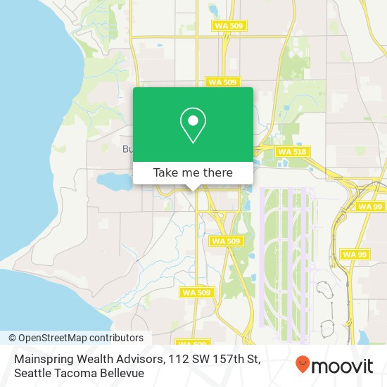 Mapa de Mainspring Wealth Advisors, 112 SW 157th St