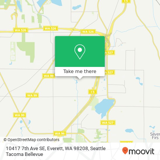 Mapa de 10417 7th Ave SE, Everett, WA 98208