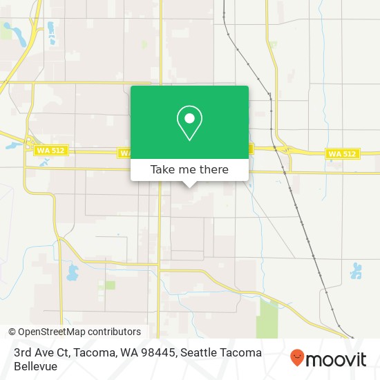 3rd Ave Ct, Tacoma, WA 98445 map