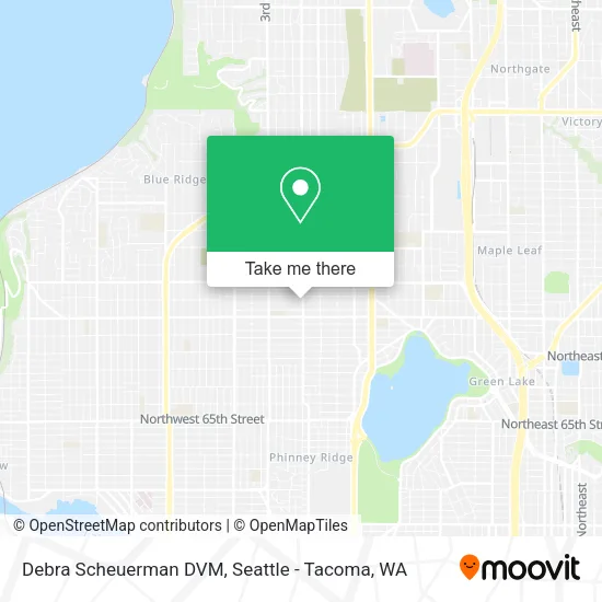 Mapa de Debra Scheuerman DVM