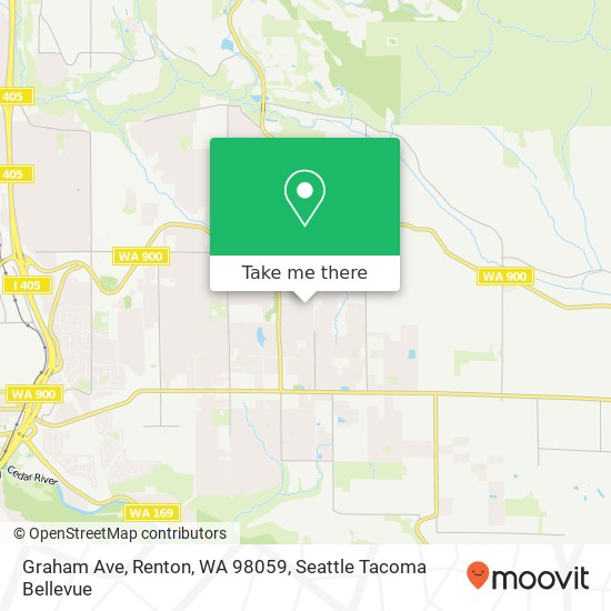 Graham Ave, Renton, WA 98059 map