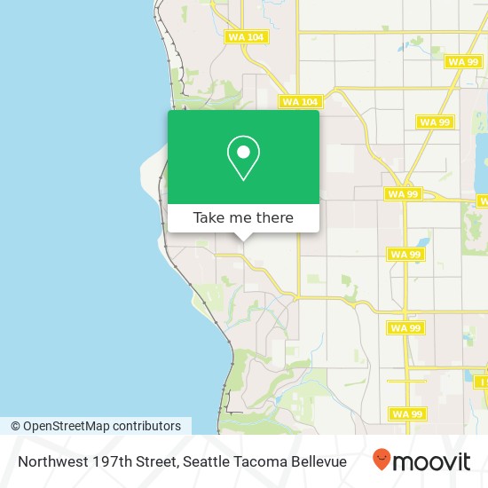 Northwest 197th Street map