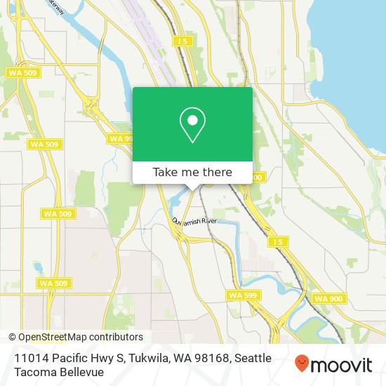 11014 Pacific Hwy S, Tukwila, WA 98168 map