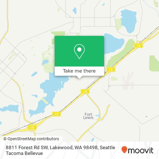 8811 Forest Rd SW, Lakewood, WA 98498 map