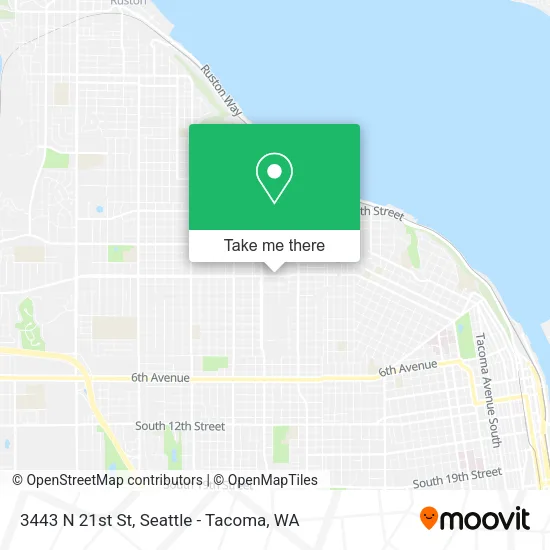 Mapa de 3443 N 21st St