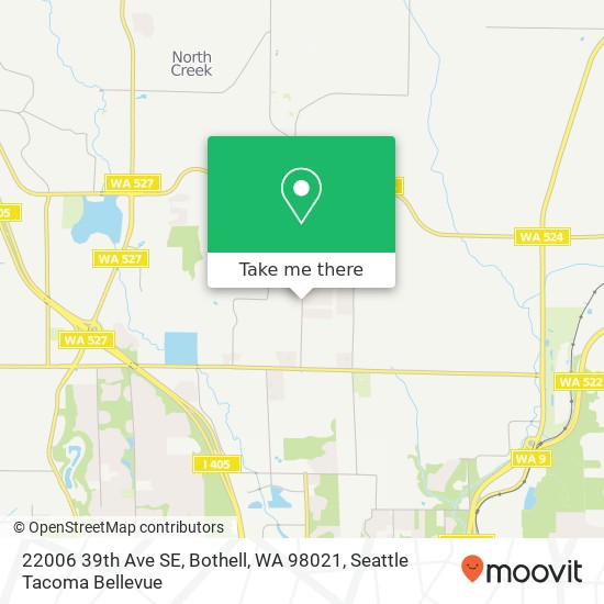 Mapa de 22006 39th Ave SE, Bothell, WA 98021