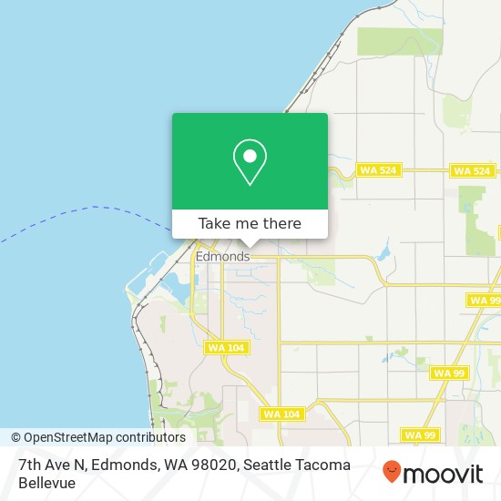 Mapa de 7th Ave N, Edmonds, WA 98020