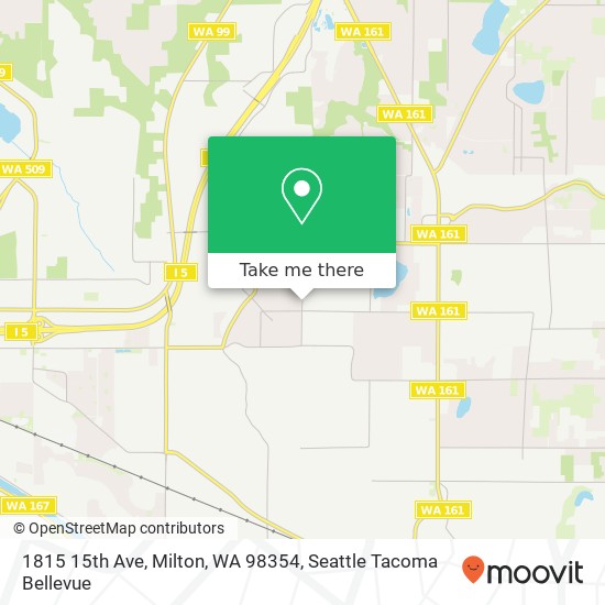 Mapa de 1815 15th Ave, Milton, WA 98354